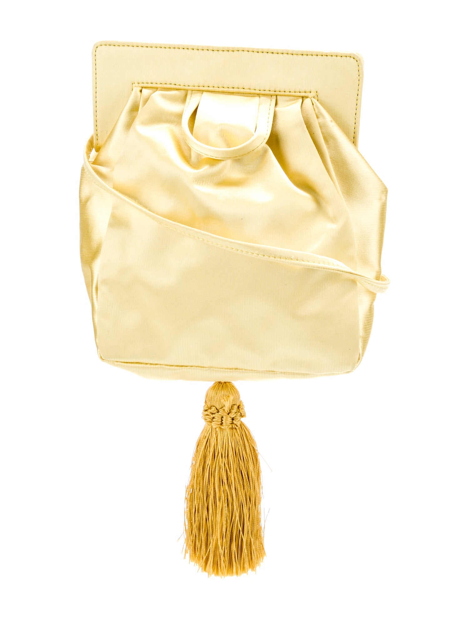 Maryam Nassir Zadeh Satin Bucket Bag Small