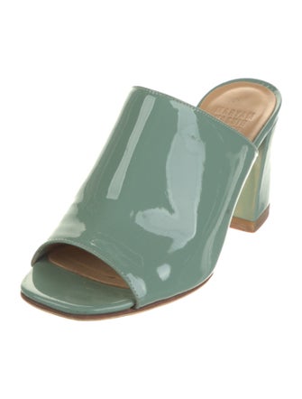 Maryam Nassir Zadeh Patent Leather Slides