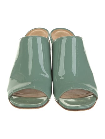 Maryam Nassir Zadeh Patent Leather Slides