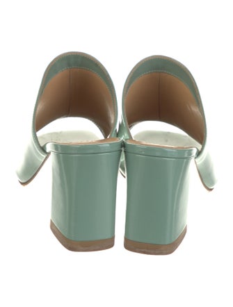 Maryam Nassir Zadeh Patent Leather Slides