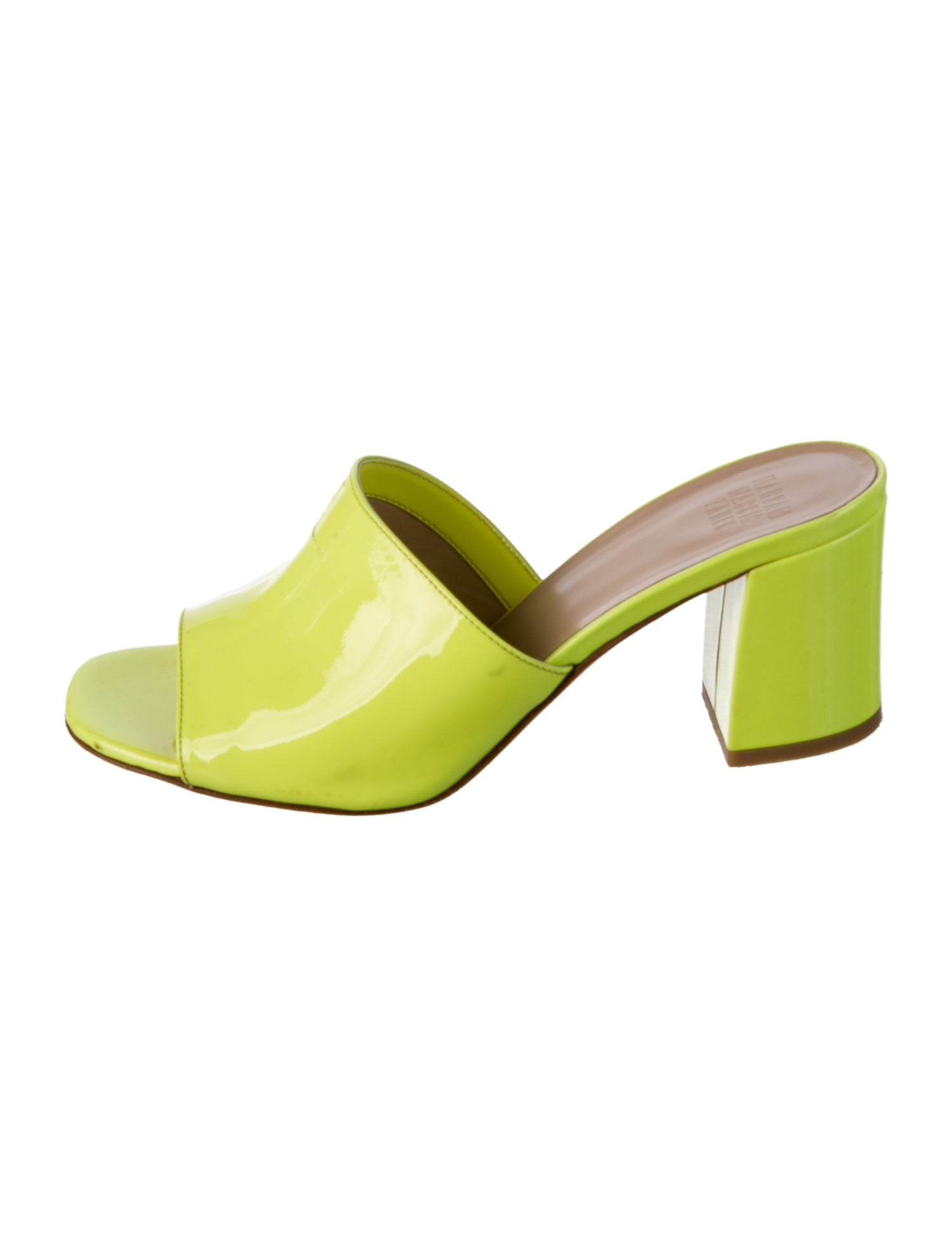 Maryam Nassir Zadeh Patent Leather Slides