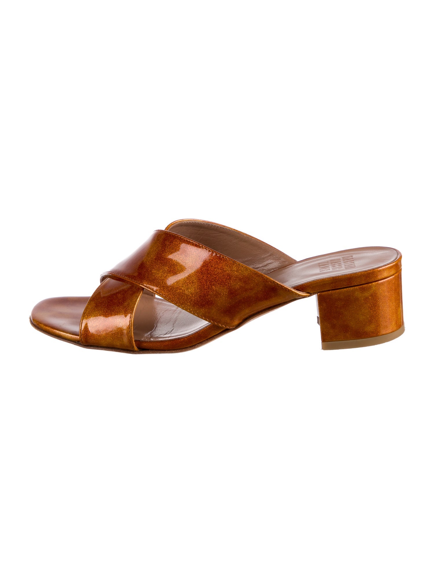Maryam Nassir Zadeh Patent Leather Slides