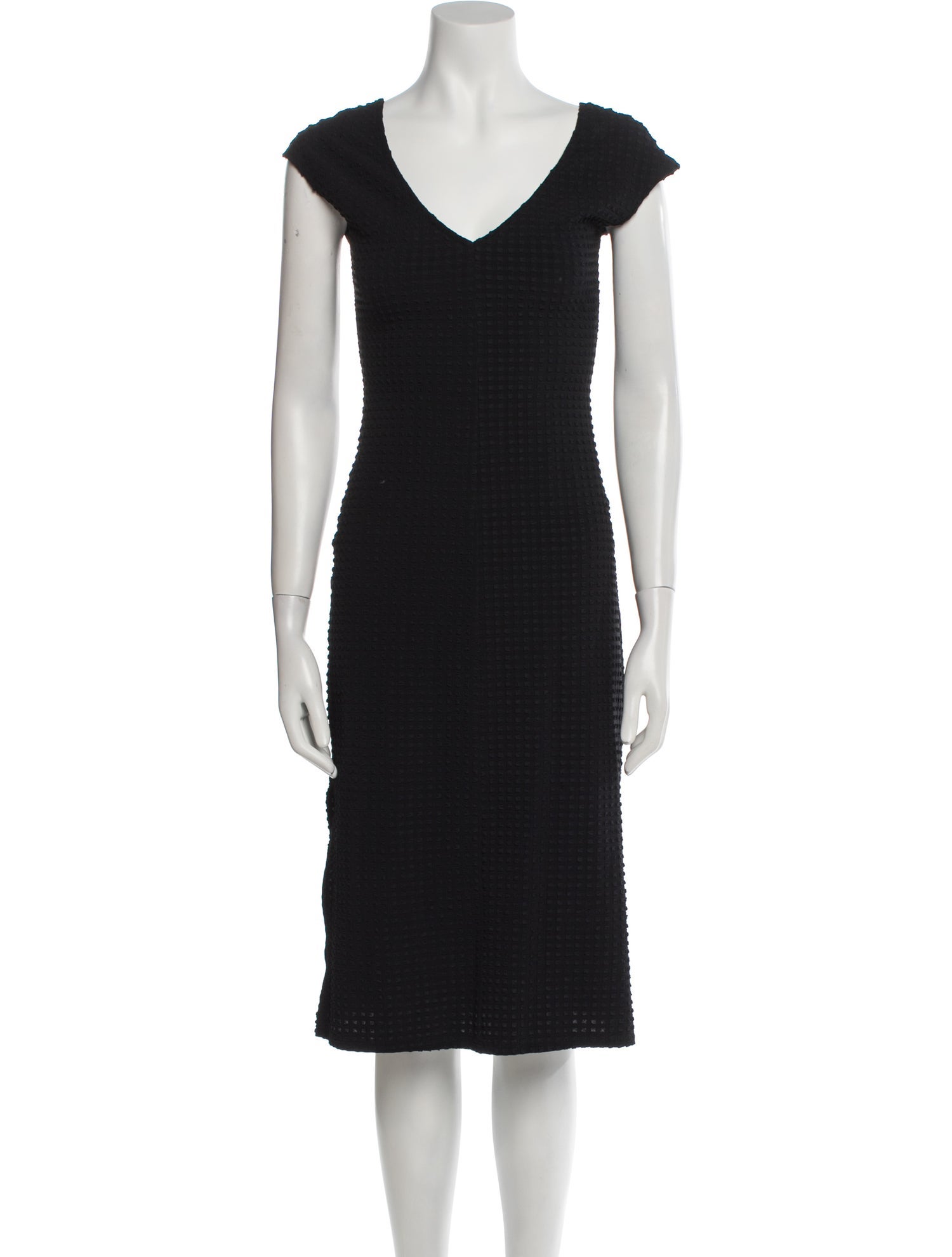 Maryam Nassir Zadeh V-Neck Midi Length Dress