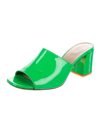 Maryam Nassir Zadeh Patent Leather Slides