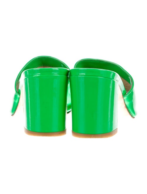 Maryam Nassir Zadeh Patent Leather Slides