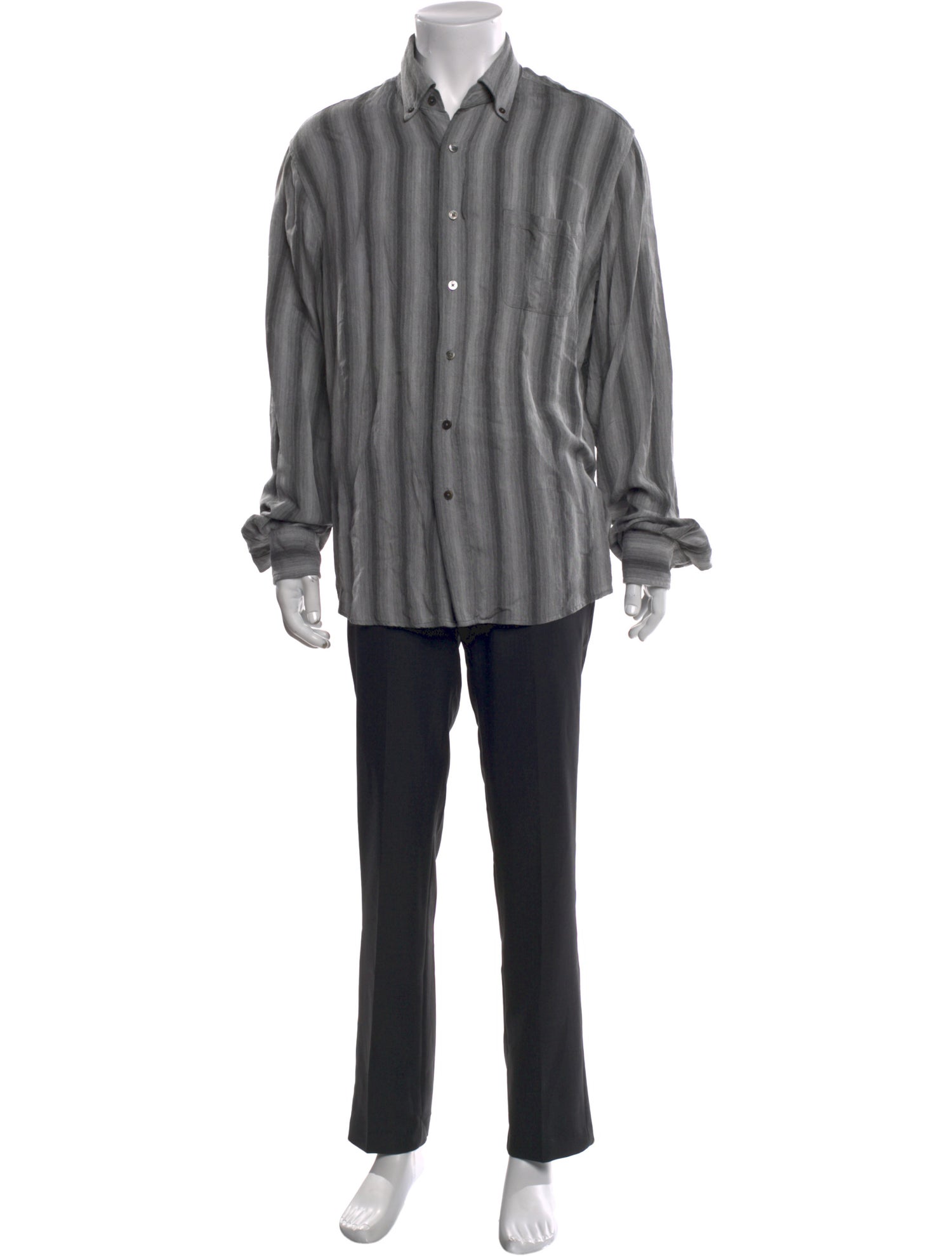 Maryam Nassir Zadeh Striped Long Sleeve Shirt
