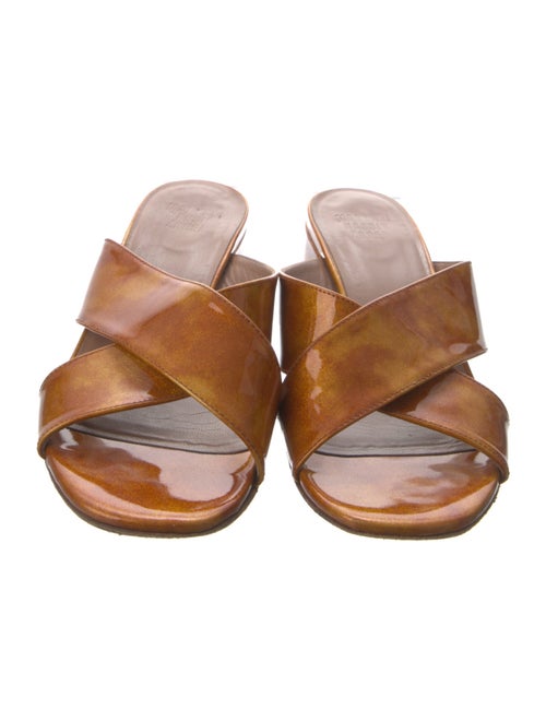 Maryam Nassir Zadeh Patent Leather Slides