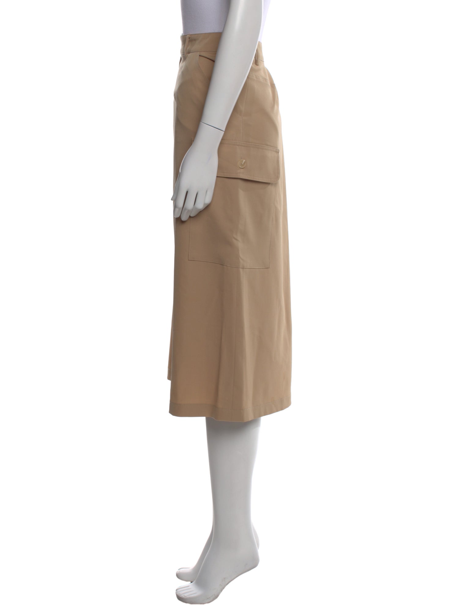 Maryam Nassir Zadeh Wool Midi Length Skirt