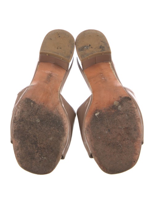 Maryam Nassir Zadeh Patent Leather Slides