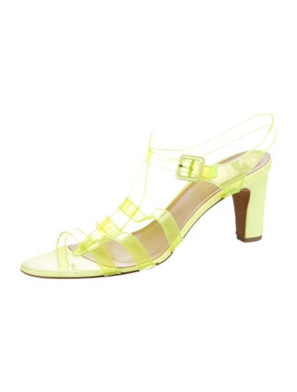 Maryam Nassir Zadeh Rubber T-Strap Sandals