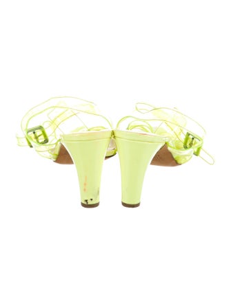 Maryam Nassir Zadeh Rubber T-Strap Sandals