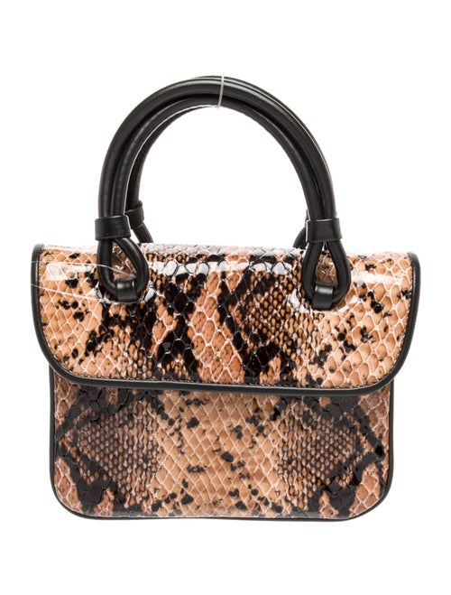 Maryam Nassir Zadeh Patent Leather Top Handle Bag