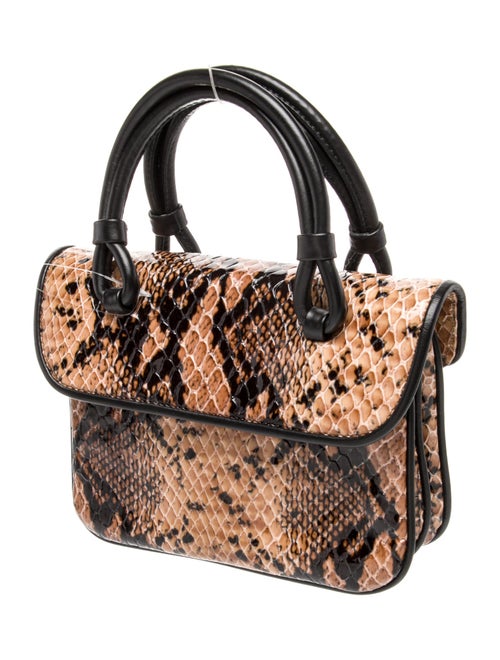 Maryam Nassir Zadeh Patent Leather Top Handle Bag