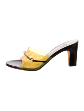 Maryam Nassir Zadeh PVC Crystal Embellishments Slides