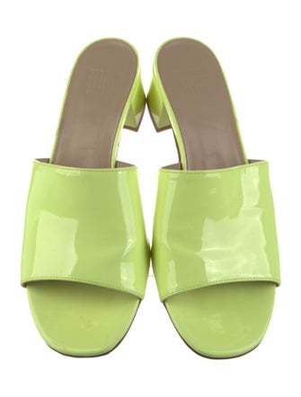 Maryam Nassir Zadeh Patent Leather Slides