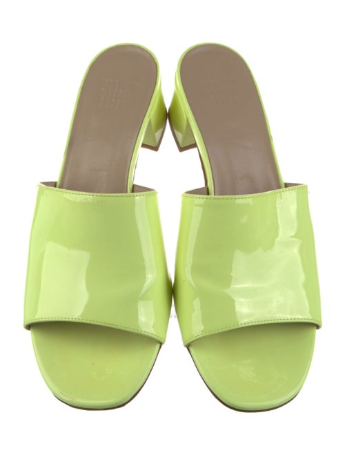Maryam Nassir Zadeh Patent Leather Slides