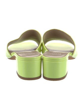 Maryam Nassir Zadeh Patent Leather Slides