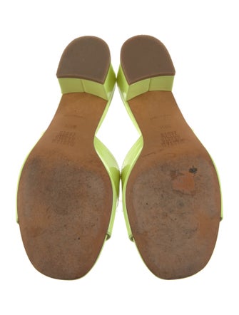 Maryam Nassir Zadeh Patent Leather Slides