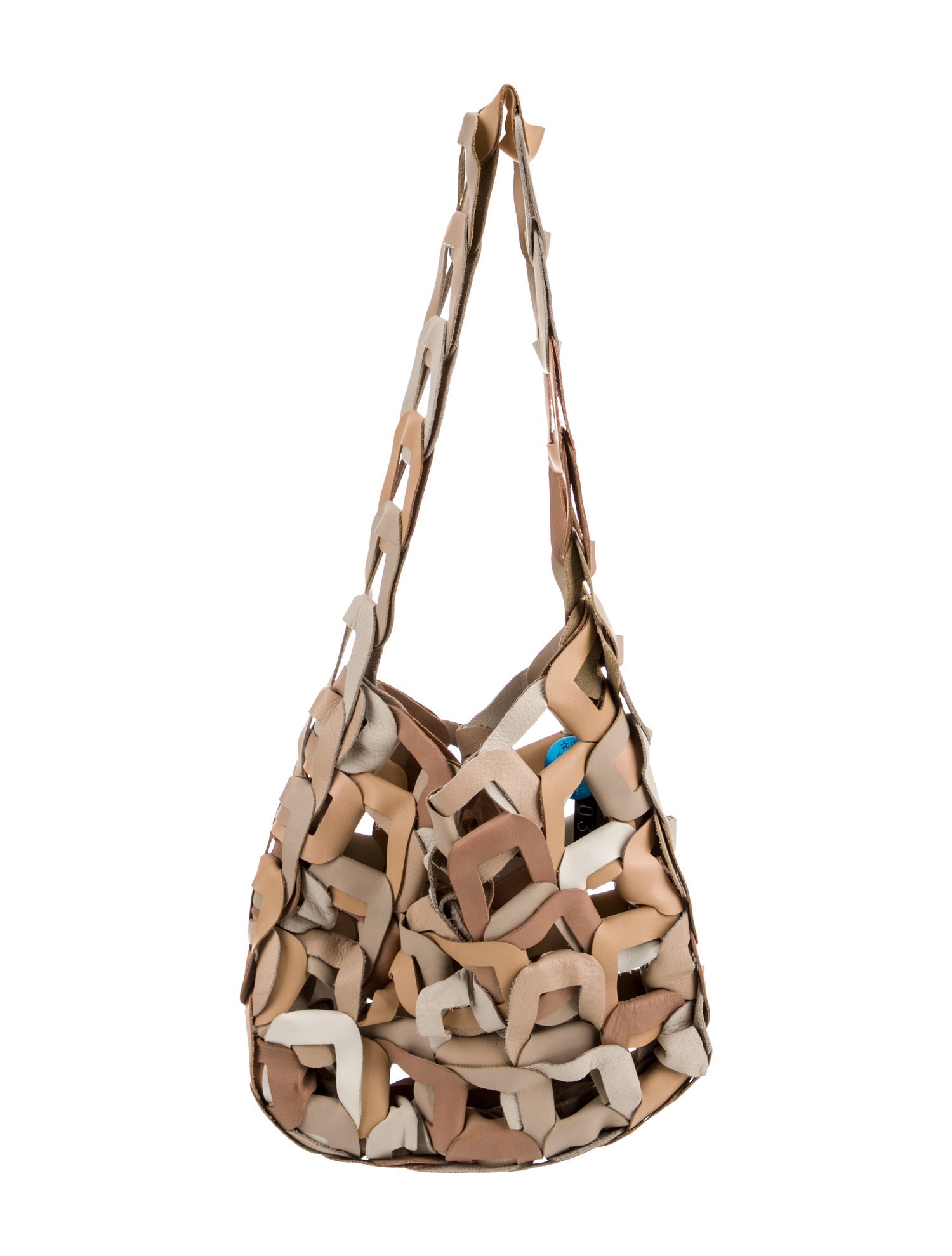 SC103 Links Leather Shoulder Bag - Brown Shoulder Bags