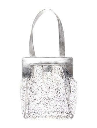Maryam Nassir Zadeh Glitter Top Handle Bag