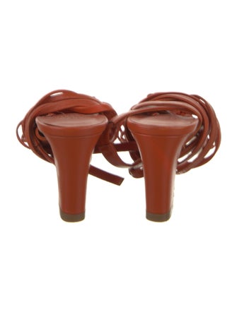 Maryam Nassir Zadeh Leather Gladiator Sandals