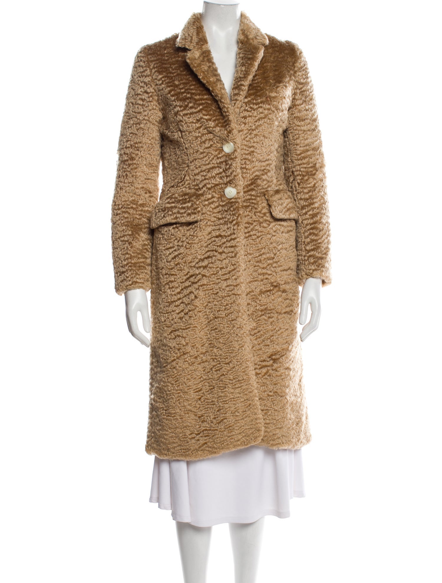 Maryam Nassir Zadeh Mohair Faux Fur Jacket
