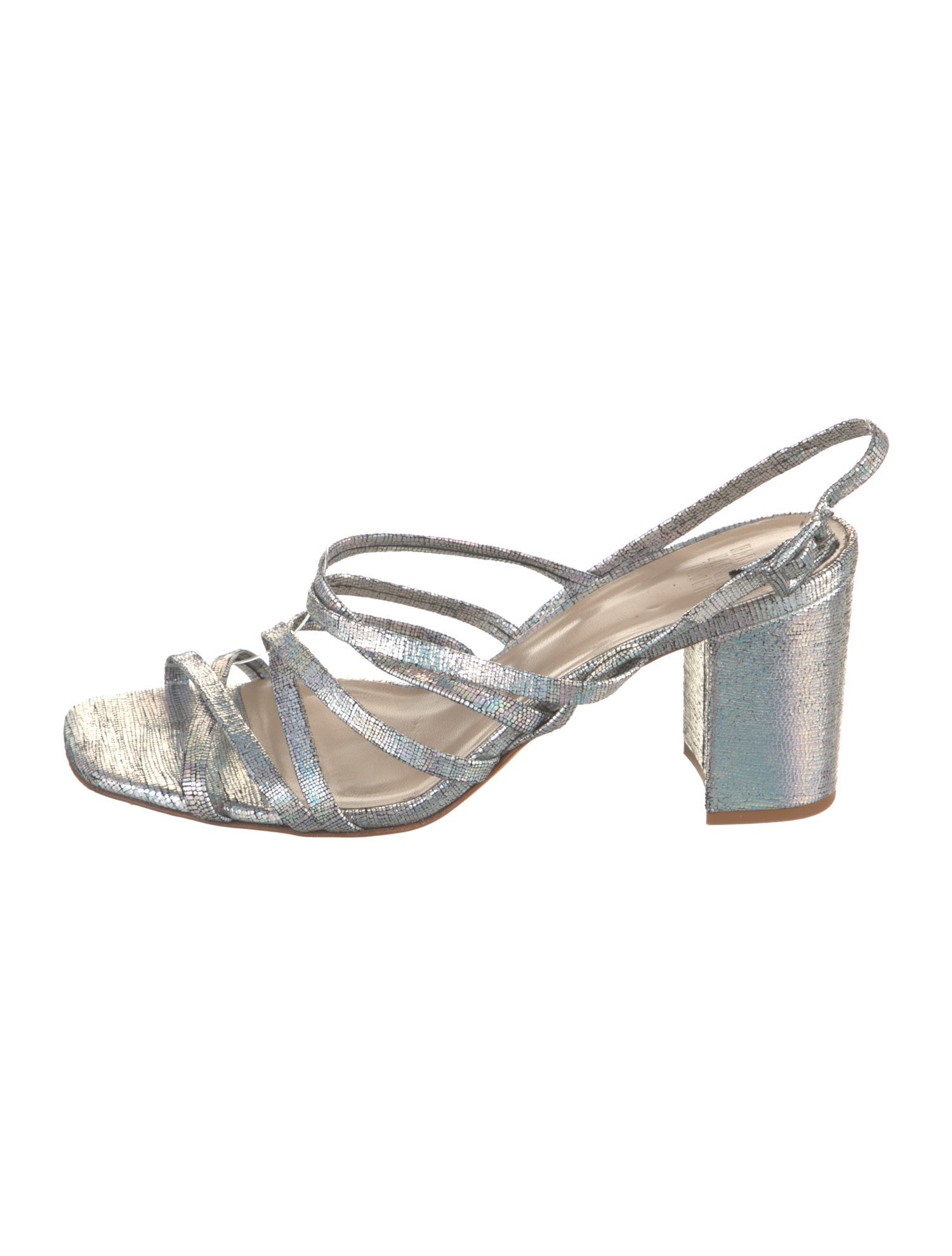 Maryam Nassir Zadeh Patent Leather Slingback Sandals