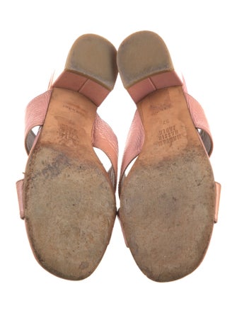 Maryam Nassir Zadeh Patent Leather Printed Slides