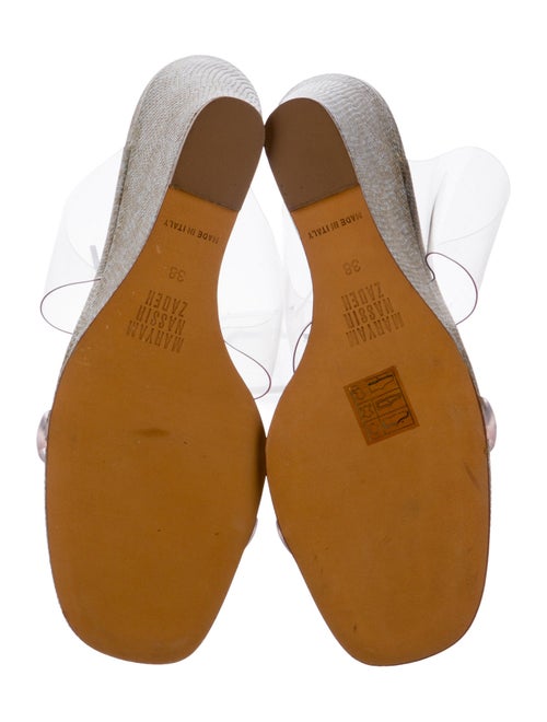 Maryam Nassir Zadeh Embossed Leather Sandals