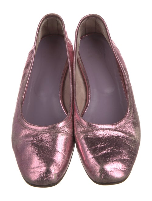 Maryam Nassir Zadeh Leather Animal Print Pumps