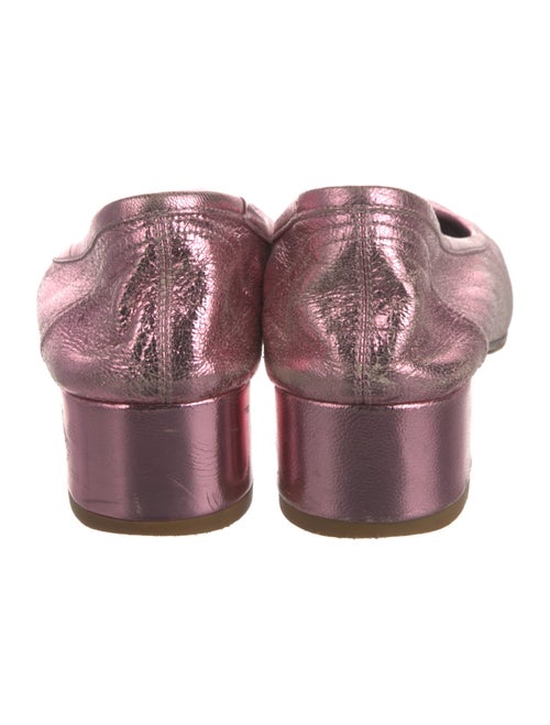 Maryam Nassir Zadeh Leather Animal Print Pumps