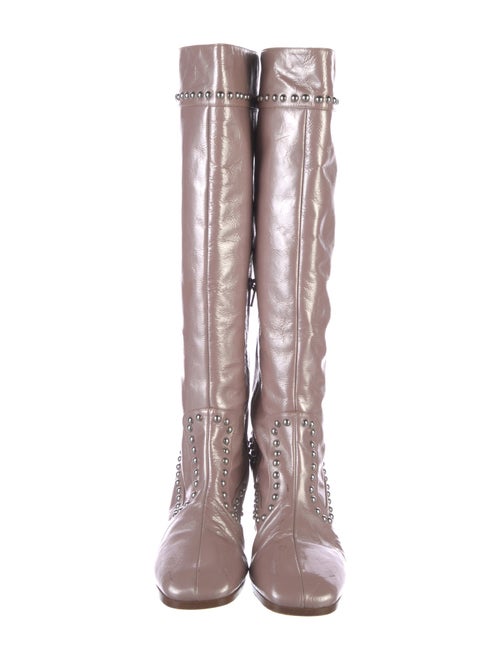 Maryam Nassir Zadeh Patent Leather Riding Boots