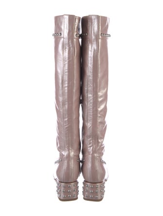 Maryam Nassir Zadeh Patent Leather Riding Boots