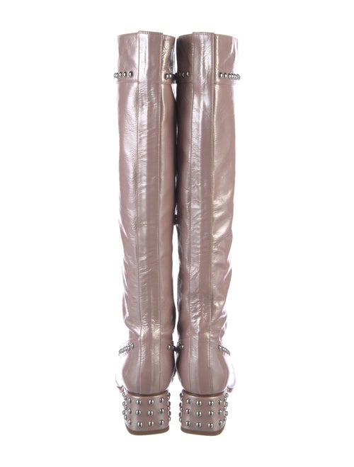Maryam Nassir Zadeh Patent Leather Riding Boots