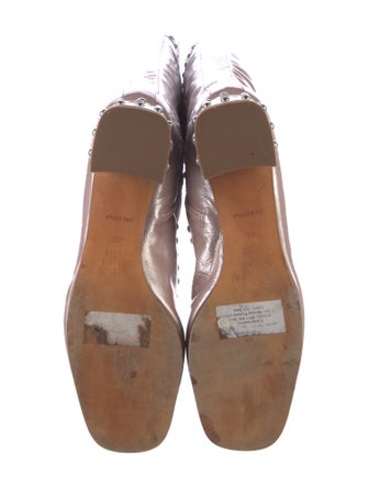 Maryam Nassir Zadeh Patent Leather Riding Boots