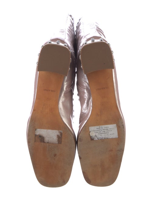 Maryam Nassir Zadeh Patent Leather Riding Boots