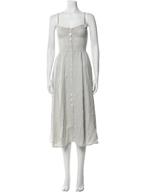 Maryam Nassir Zadeh Square Neckline Long Dress