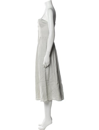 Maryam Nassir Zadeh Square Neckline Long Dress