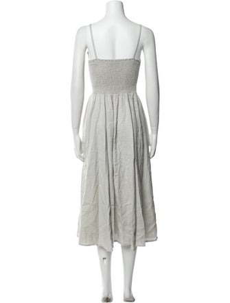 Maryam Nassir Zadeh Square Neckline Long Dress