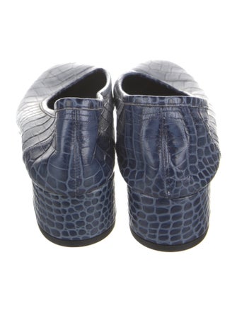 Maryam Nassir Zadeh Alligator Animal Print Pumps