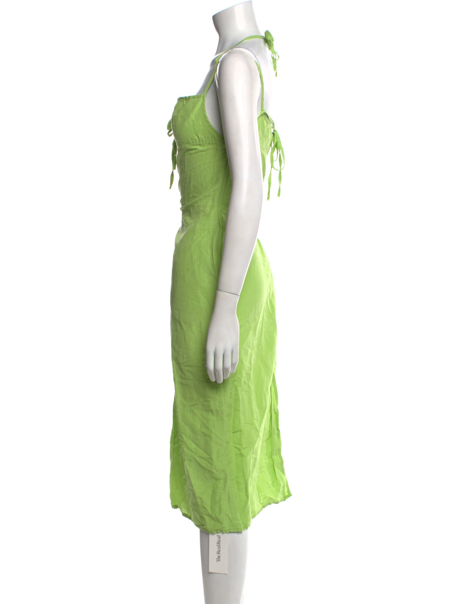 Maryam Nassir Zadeh Linen Knee-Length Dress