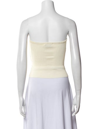 Maryam Nassir Zadeh Strapless Crop Top