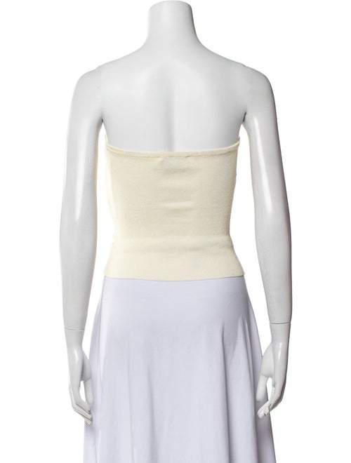 Maryam Nassir Zadeh Strapless Crop Top