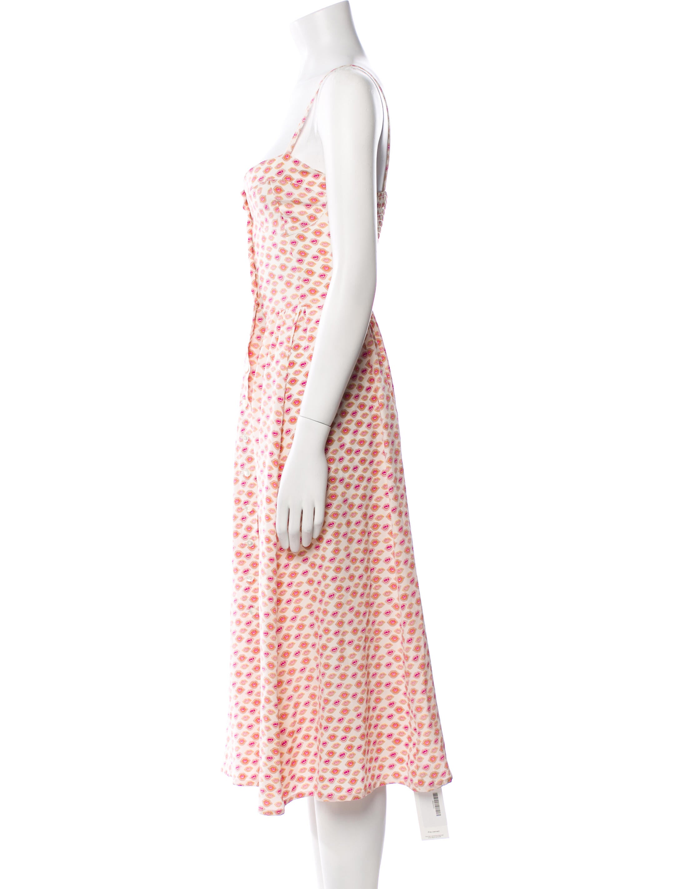 Maryam Nassir Zadeh Printed Midi Length Dress