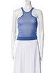 Maryam Nassir Zadeh Halterneck Sleeveless Crop Top