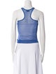 Maryam Nassir Zadeh Halterneck Sleeveless Crop Top