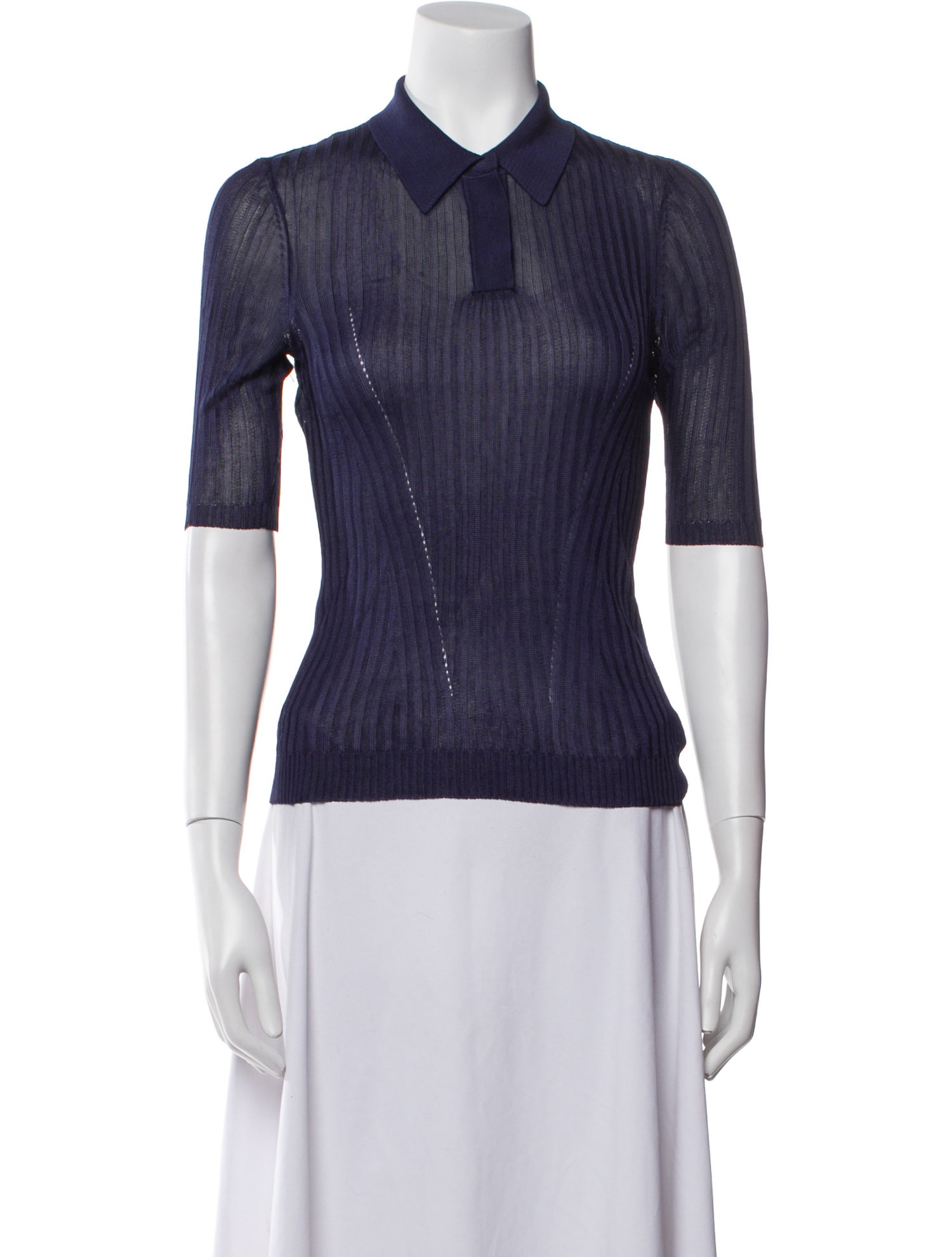 Maryam Nassir Zadeh Short Sleeve Button-Up Top