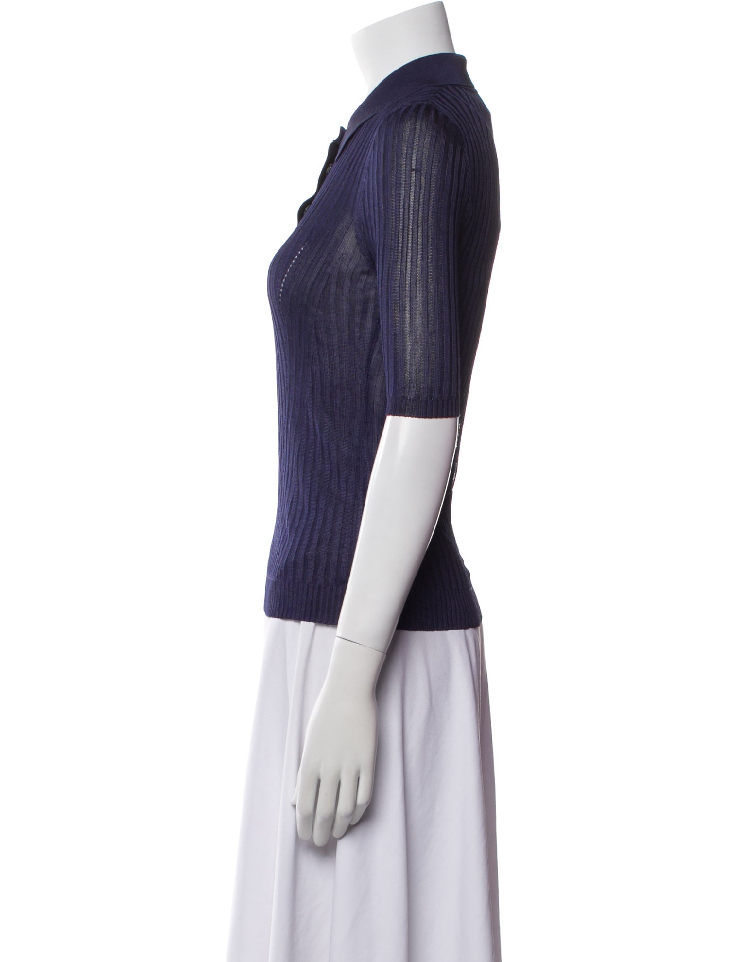 Maryam Nassir Zadeh Short Sleeve Button-Up Top