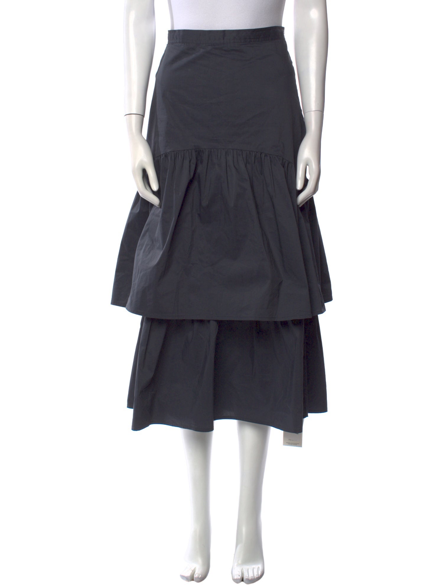 Maryam Nassir Zadeh Ruffle Embellishment Midi Length Skirt