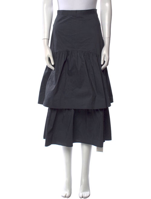 Maryam Nassir Zadeh Ruffle Embellishment Midi Length Skirt